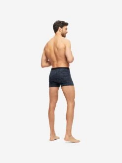 Men's Boxer Briefs Tolie 7 Pima Cotton Stretch Navy 12 Men's Boxer Briefs Tolie 7 Pima Cotton Stretch Navy -Derek Rose Shop mens boxer briefs tolie 7 pima cotton stretch navy back
