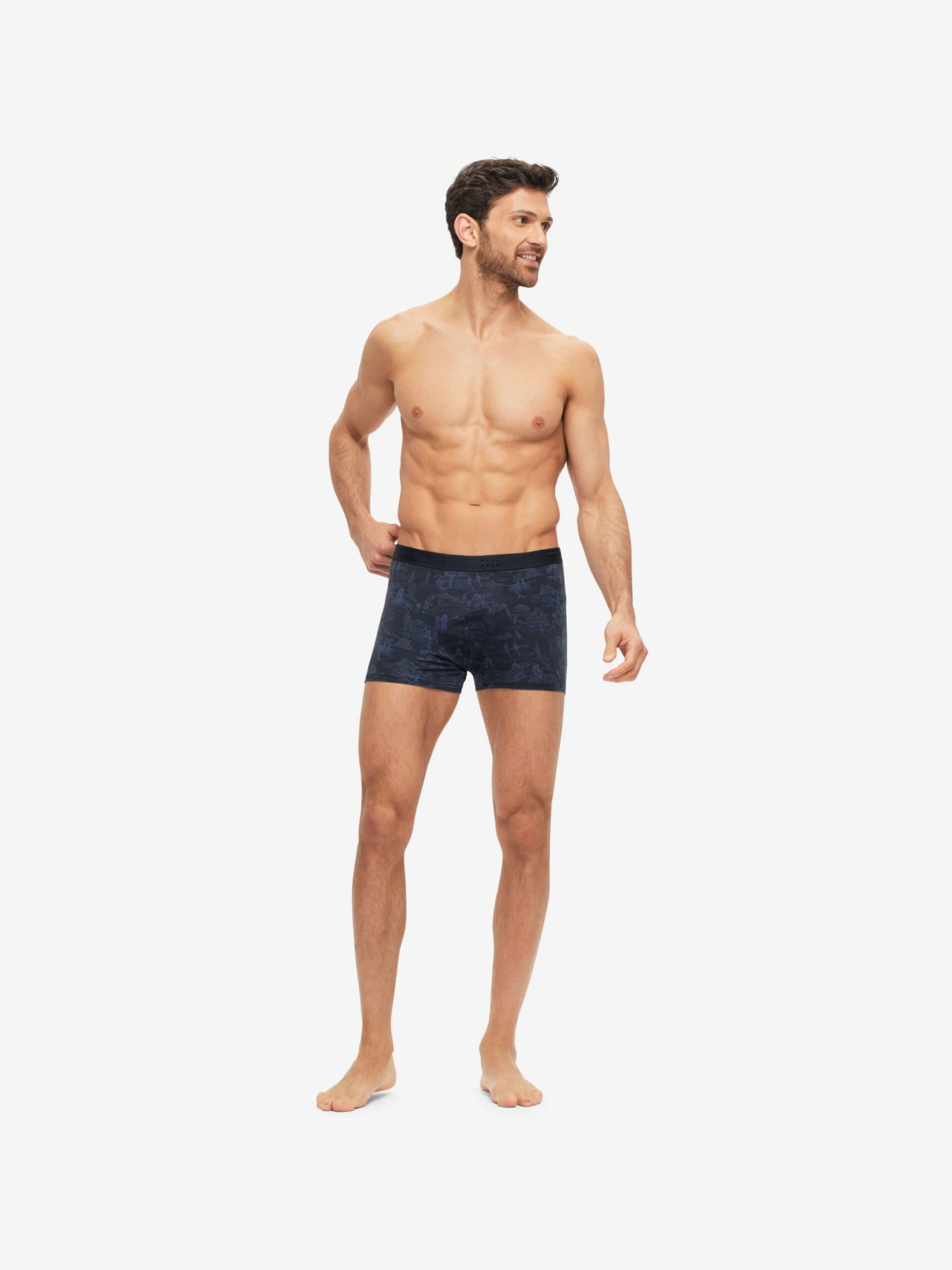 Men's Boxer Briefs Tolie 7 Pima Cotton Stretch Navy 5 Men's Boxer Briefs Tolie 7 Pima Cotton Stretch Navy - Image 3