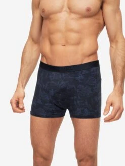 Men's Boxer Briefs Tolie 7 Pima Cotton Stretch Navy