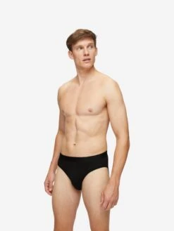 Men's Briefs Jack Pima Cotton Stretch Black