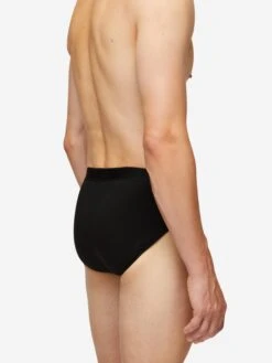 Men's Briefs Jack Pima Cotton Stretch Black -Derek Rose Shop mens briefs jack pima cotton stretch black style