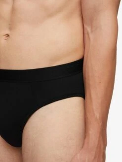 Men's Briefs Jack Pima Cotton Stretch Black -Derek Rose Shop mens briefs jack pima cotton stretch black waistabnd
