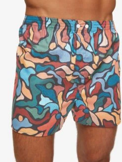 Men's Classic Fit Boxers Ledbury 61 Cotton Batiste Multi