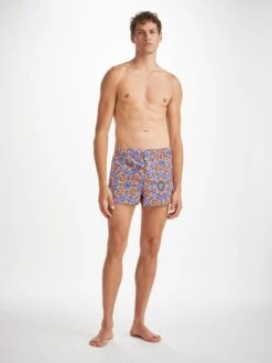 Men's Modern Fit Boxers Ledbury 69 Cotton Batiste Multi -Derek Rose Shop mens classic fit boxers ledbury 69 cotton batiste multi front a568f8d8 80b6 4c8f 939f 931d79cdc138