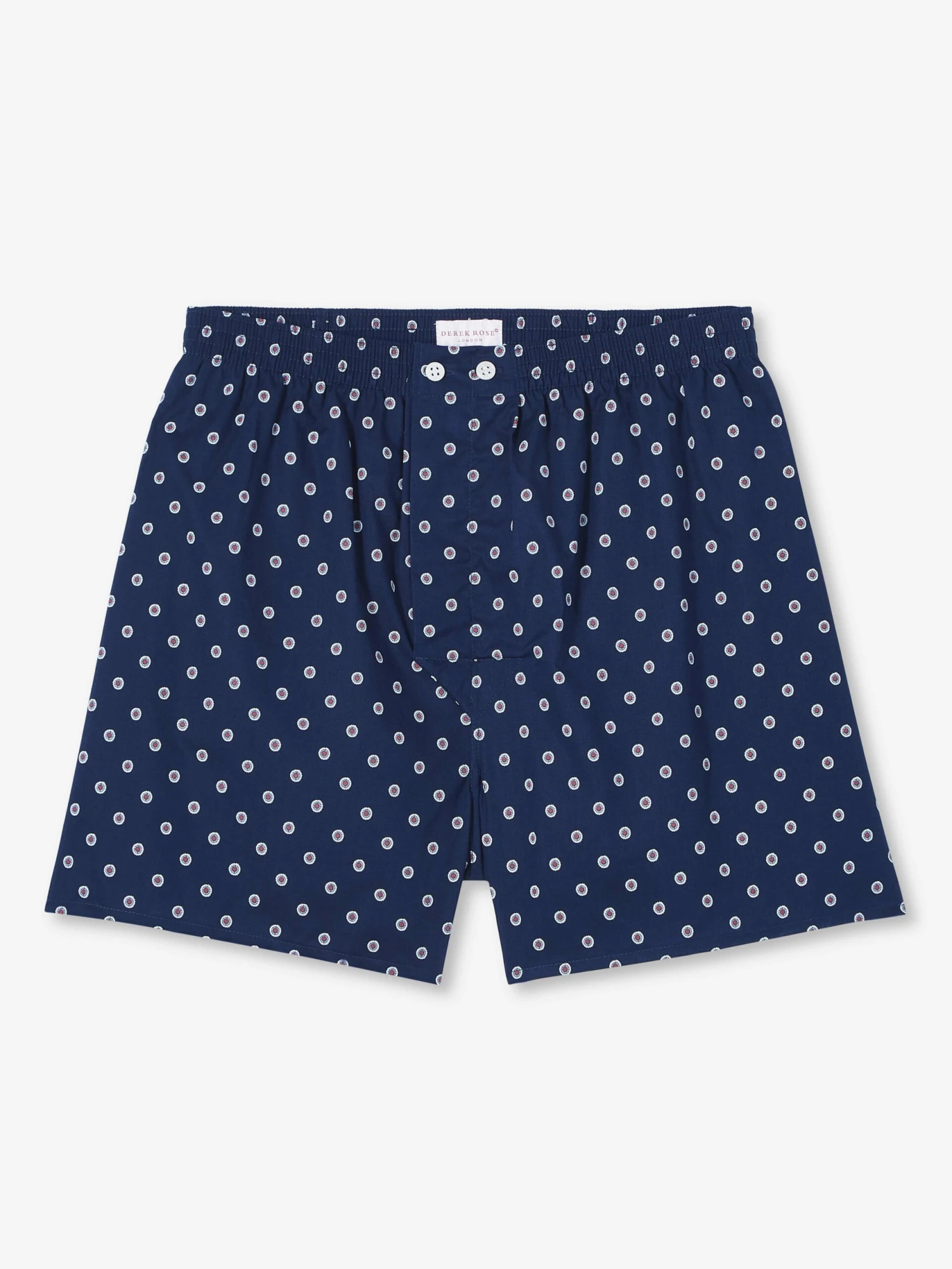 Men's Classic Fit Boxers Nelson 93 Cotton Batiste Navy 4 Men's Classic Fit Boxers Nelson 93 Cotton Batiste Navy - Image 2