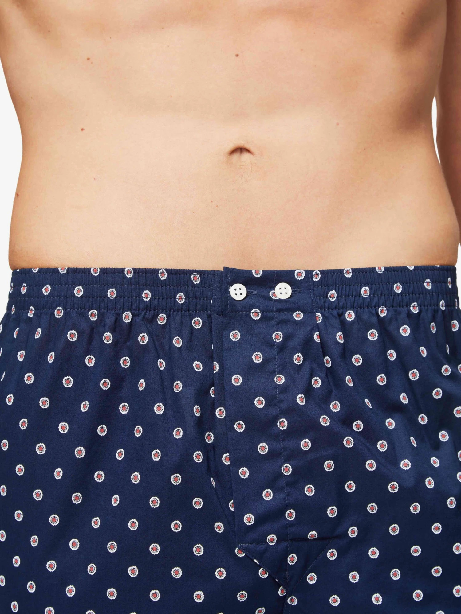 Men's Classic Fit Boxers Nelson 93 Cotton Batiste Navy 8 Men's Classic Fit Boxers Nelson 93 Cotton Batiste Navy - Image 6