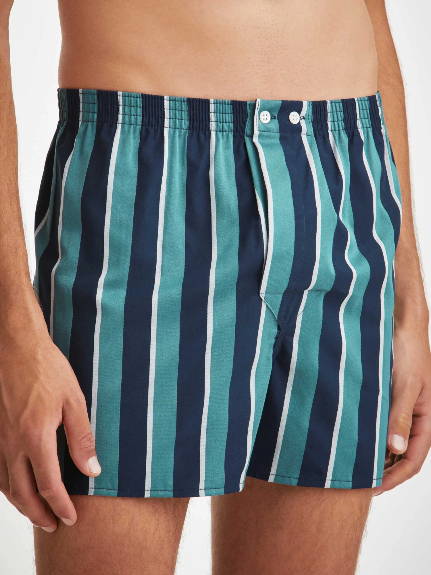 Men's Classic Fit Boxers Royal 221 Cotton Teal 7 Men's Classic Fit Boxers Royal 221 Cotton Teal - Image 5