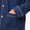 Men's Classic Fit Pyjamas Balmoral 3 Brushed Cotton Navy