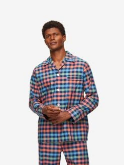 Men's Classic Fit Pyjamas Barker 34 Cotton Multi