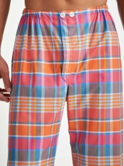 Men's Classic Fit Pyjamas Barker 36 Cotton Multi -Derek Rose Shop mens classic fit pyjamas barker 36 cotton multi bottoms