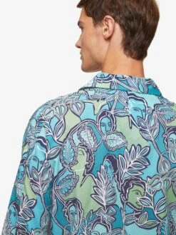 Men's Classic Fit Pyjamas Ledbury 57 Cotton Batiste Multi 15 Men's Classic Fit Pyjamas Ledbury 57 Cotton Batiste Multi -Derek Rose Shop mens classic fit pyjamas ledbury 57 cotton batiste multi shoulder