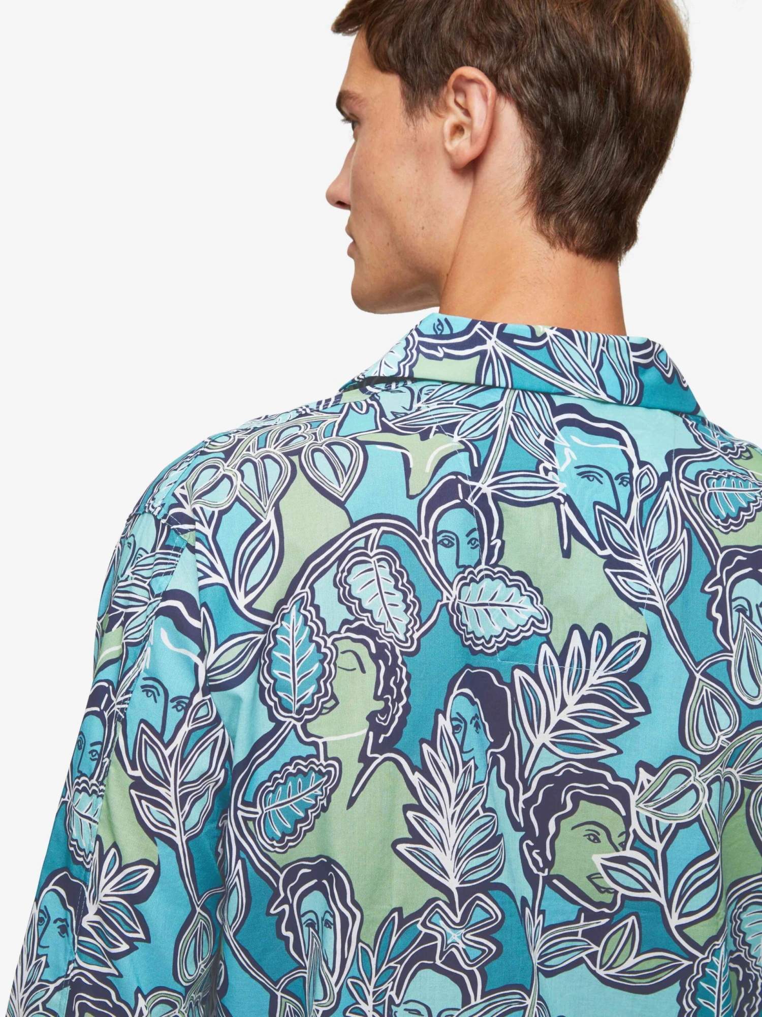 Men's Classic Fit Pyjamas Ledbury 57 Cotton Batiste Multi 8 Men's Classic Fit Pyjamas Ledbury 57 Cotton Batiste Multi - Image 6