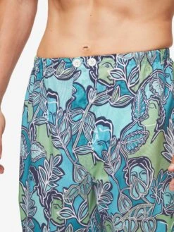 Men's Classic Fit Pyjamas Ledbury 57 Cotton Batiste Multi 16 Men's Classic Fit Pyjamas Ledbury 57 Cotton Batiste Multi -Derek Rose Shop mens classic fit pyjamas ledbury 57 cotton batiste multi waistband