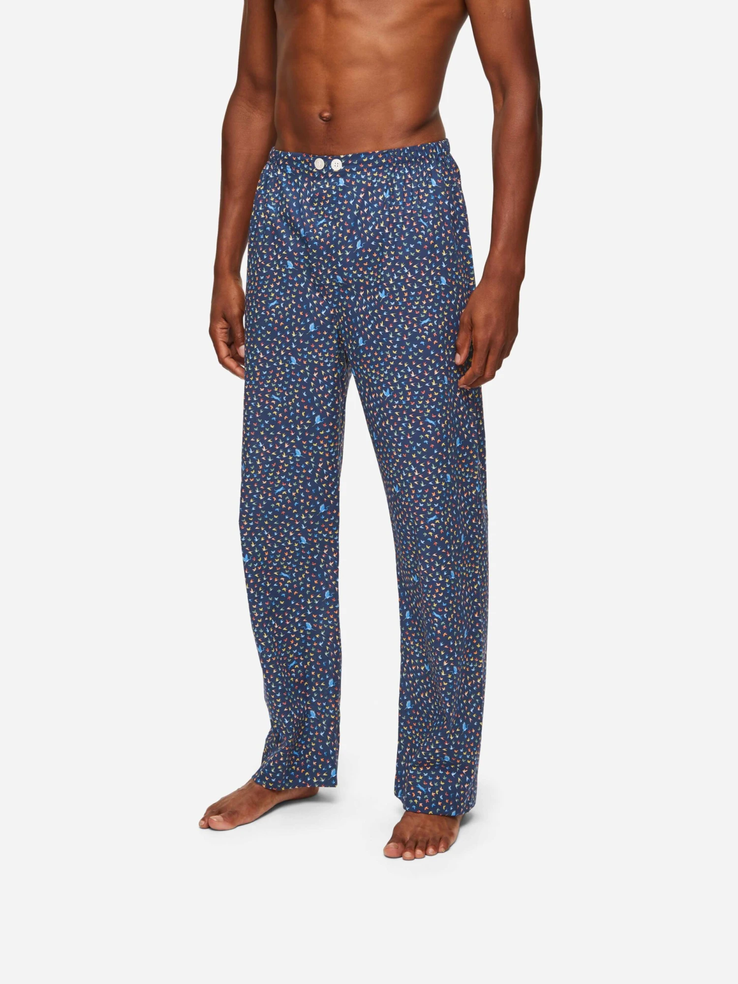 Men's Classic Fit Pyjamas Ledbury 58 Cotton Batiste Multi 8 Men's Classic Fit Pyjamas Ledbury 58 Cotton Batiste Multi - Image 6