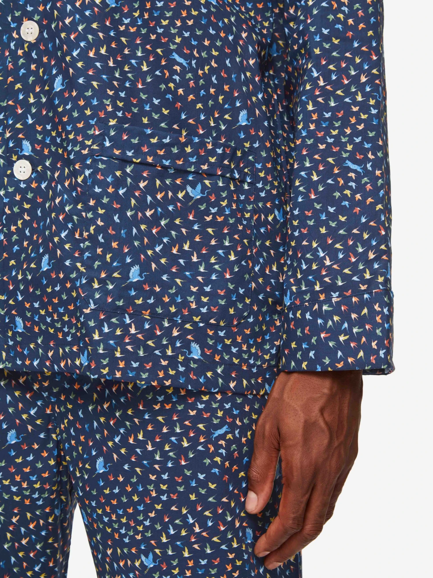 Men's Classic Fit Pyjamas Ledbury 58 Cotton Batiste Multi 9 Men's Classic Fit Pyjamas Ledbury 58 Cotton Batiste Multi - Image 7