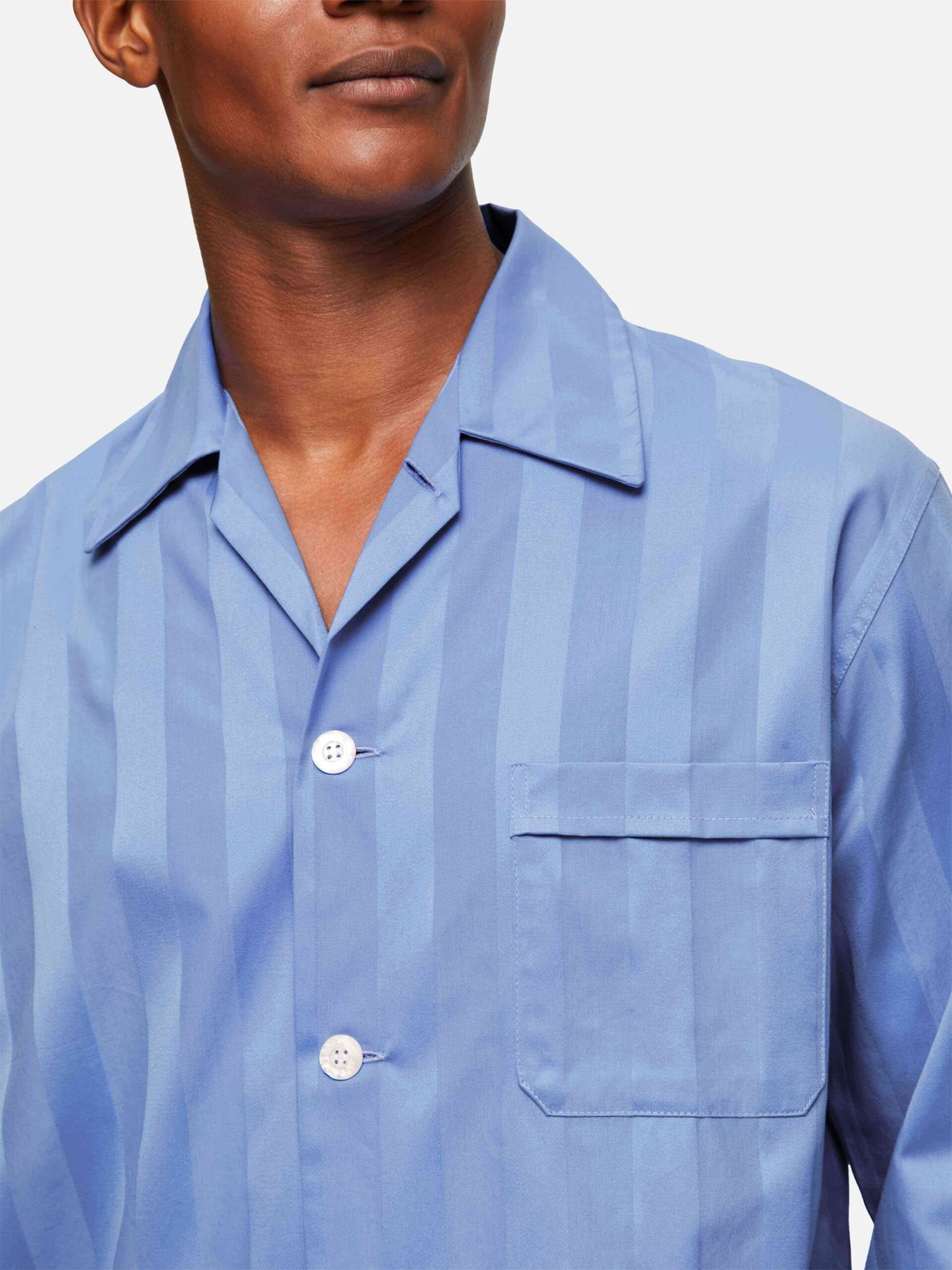 Men's Classic Fit Pyjamas Lingfield Cotton French 5 Men's Classic Fit Pyjamas Lingfield Cotton French - Image 3