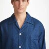 Men's Classic Fit Pyjamas Paris 26 Cotton Jacquard Navy