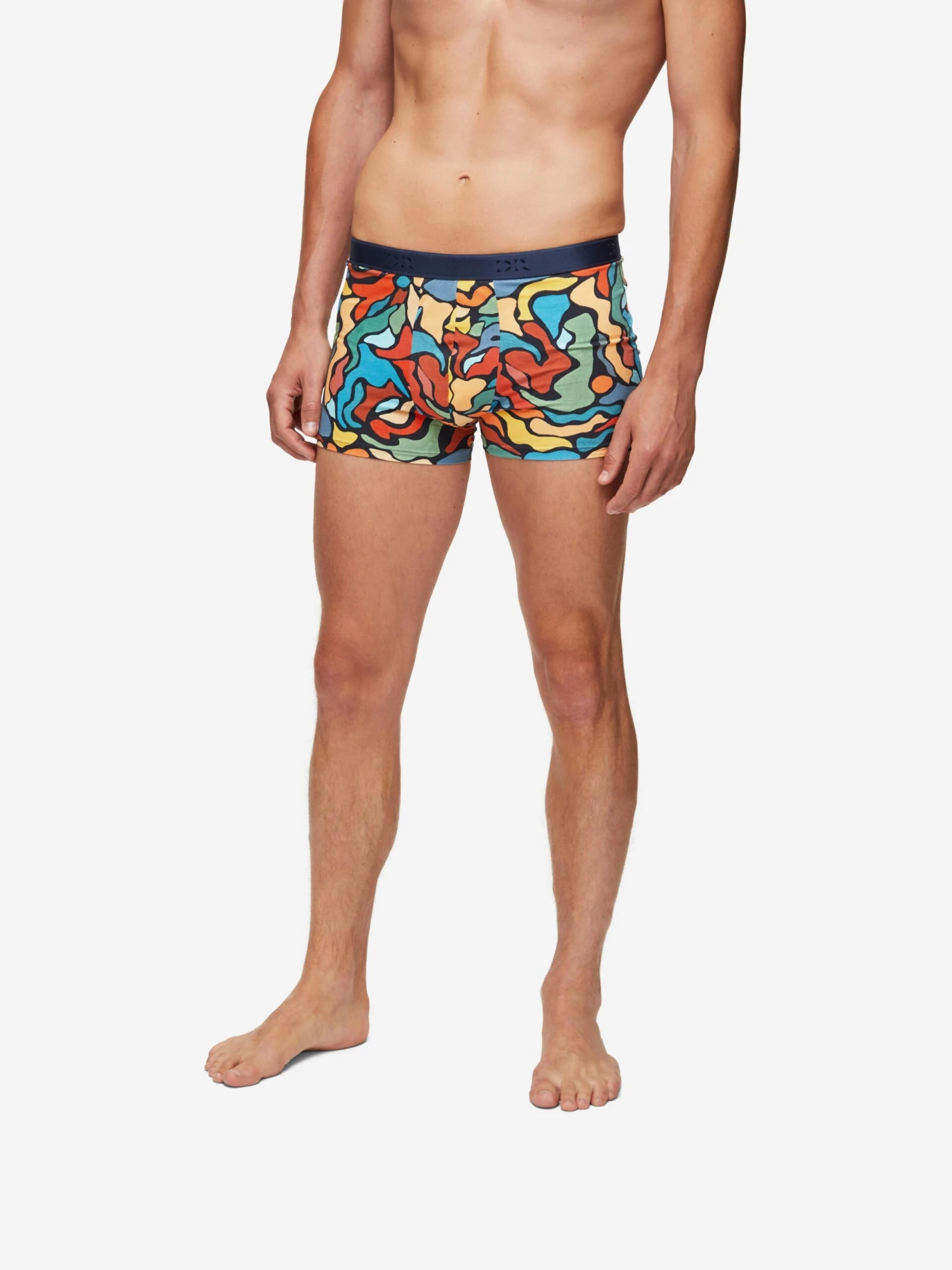 Men's Boxer Briefs Abstract Pima Cotton Stretch Multi 6 Men's Boxer Briefs Abstract Pima Cotton Stretch Multi - Image 4