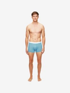 Men's Boxer Briefs Geometric Pima Cotton Stretch 3 Blue 11 Men's Boxer Briefs Geometric Pima Cotton Stretch 3 Blue -Derek Rose Shop mens hipster geometric pima 3 blue front 70f07ee2 4503 4aa0 b031 21e49f0f984f
