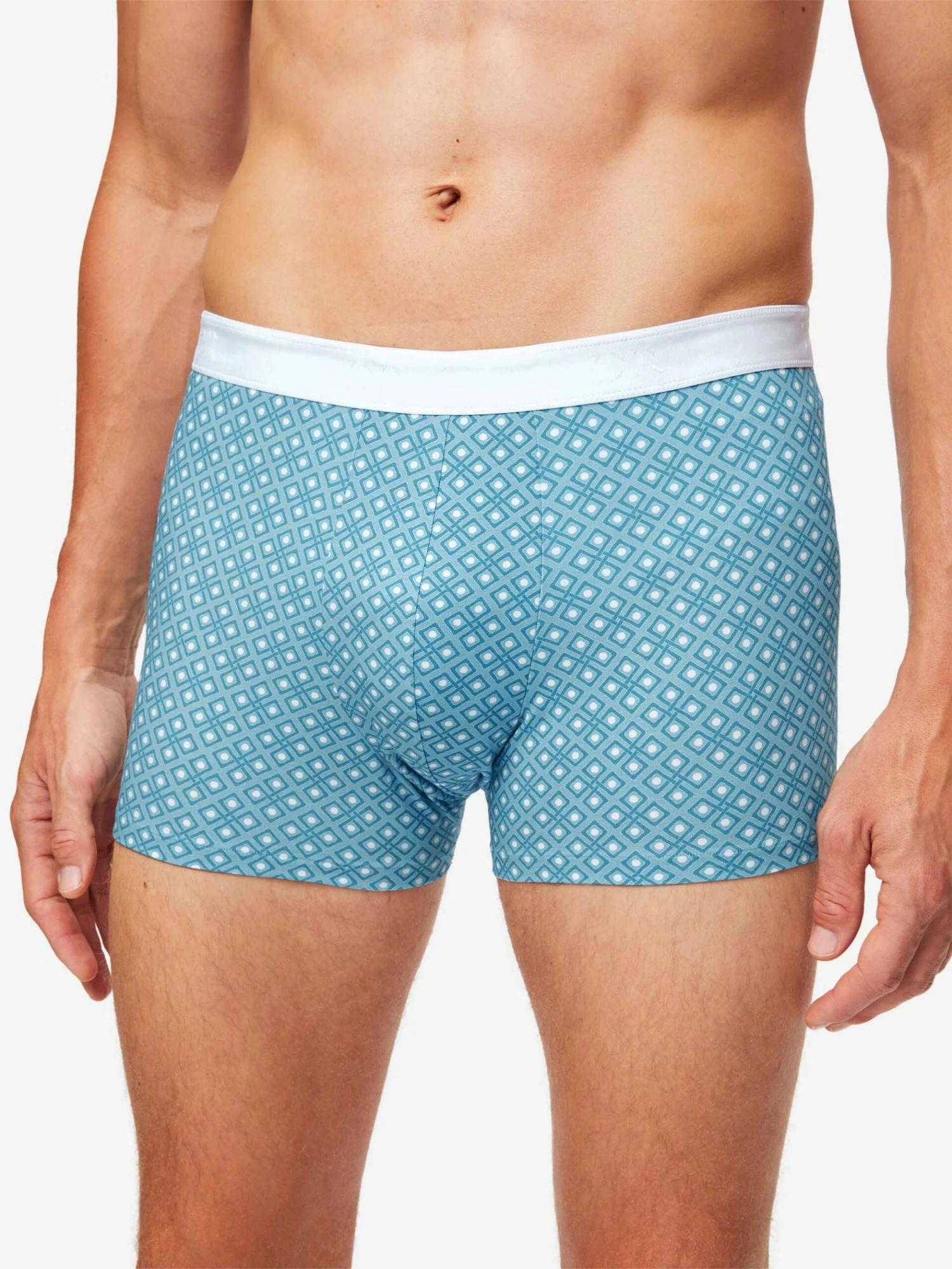 Men's Boxer Briefs Geometric Pima Cotton Stretch 3 Blue 3 Men's Boxer Briefs Geometric Pima Cotton Stretch 3 Blue