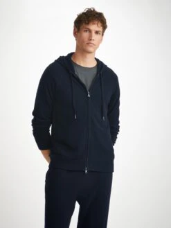 Men's Hoodie Finley Cashmere Navy