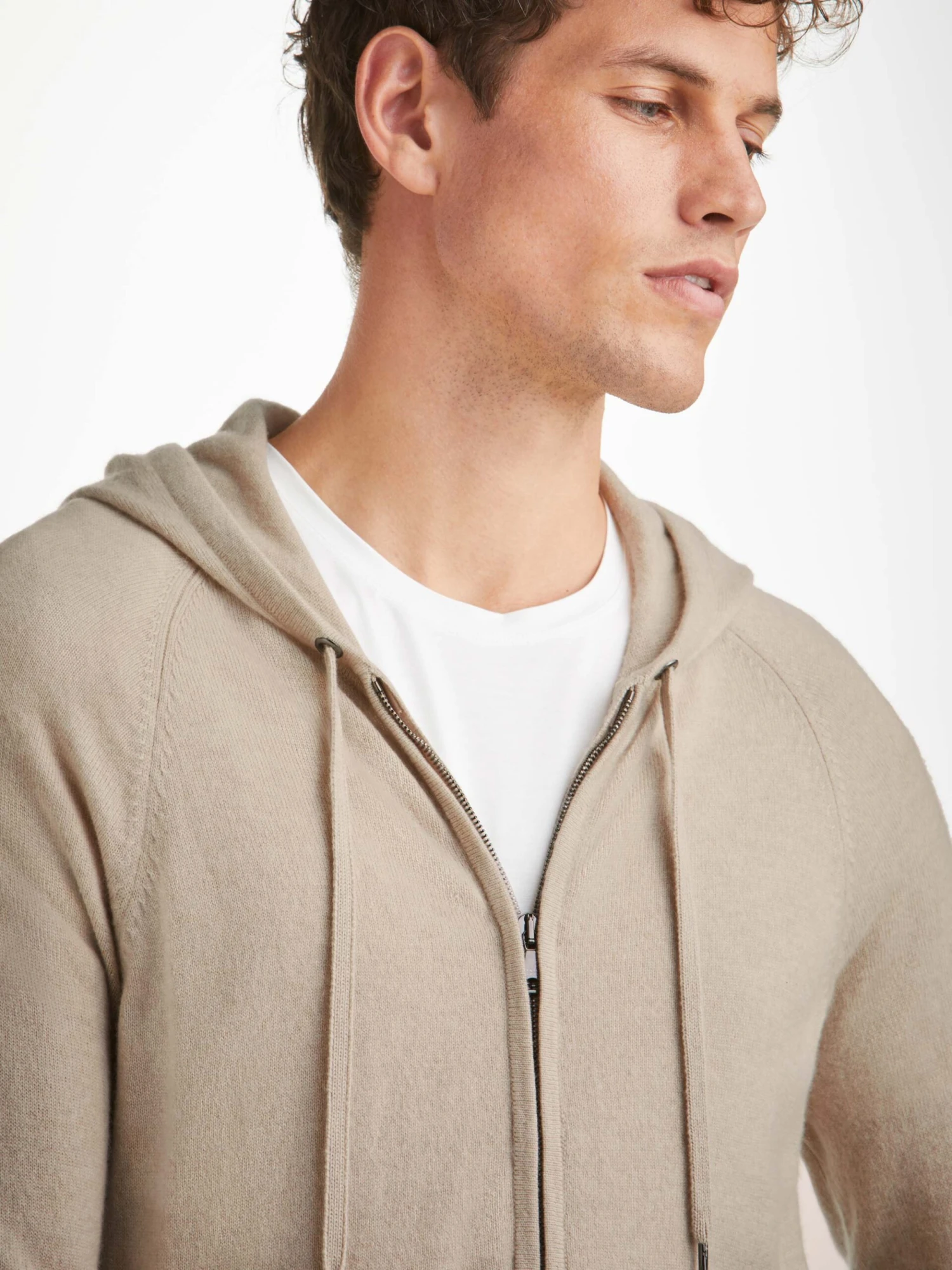 Men's Hoodie Finley Cashmere Oat 9 Men's Hoodie Finley Cashmere Oat - Image 7