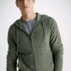 Men's Hoodie Isaac Terry Cotton Soft Green -Derek Rose Shop mens hoodie isaac terry cotton green creative