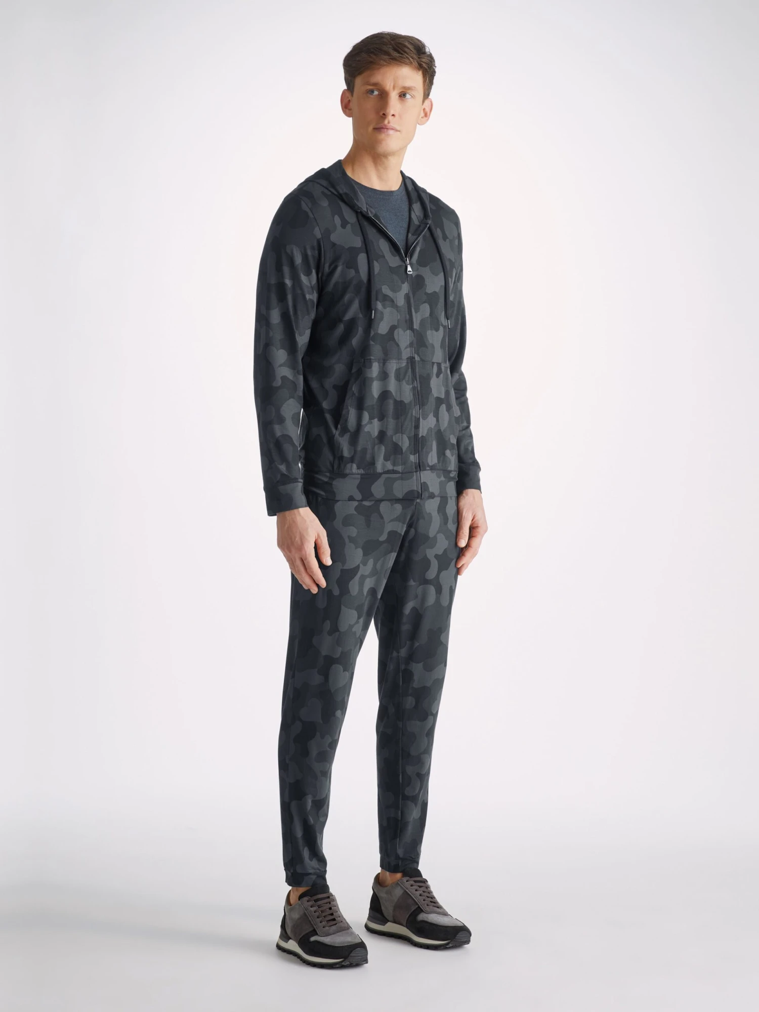 Men's Hoodie London 11 Micro Modal Black 4 Men's Hoodie London 11 Micro Modal Black - Image 2