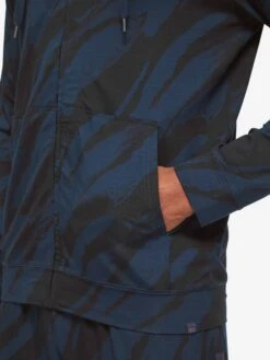 Men's Hoodie London 8 Micro Modal Navy -Derek Rose Shop mens hoodie london 8 micro modal navy pocket