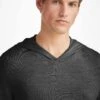 Men's Hoodie Orson Merino Wool Charcoal 2 Men's Hoodie Orson Merino Wool Charcoal -Derek Rose Shop mens hoodie orson merino wool charcoal neck