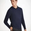 Men's Hoodie Orson Merino Wool Navy 1 Men's Hoodie Orson Merino Wool Navy -Derek Rose Shop mens hoodie orson merino wool navy creative