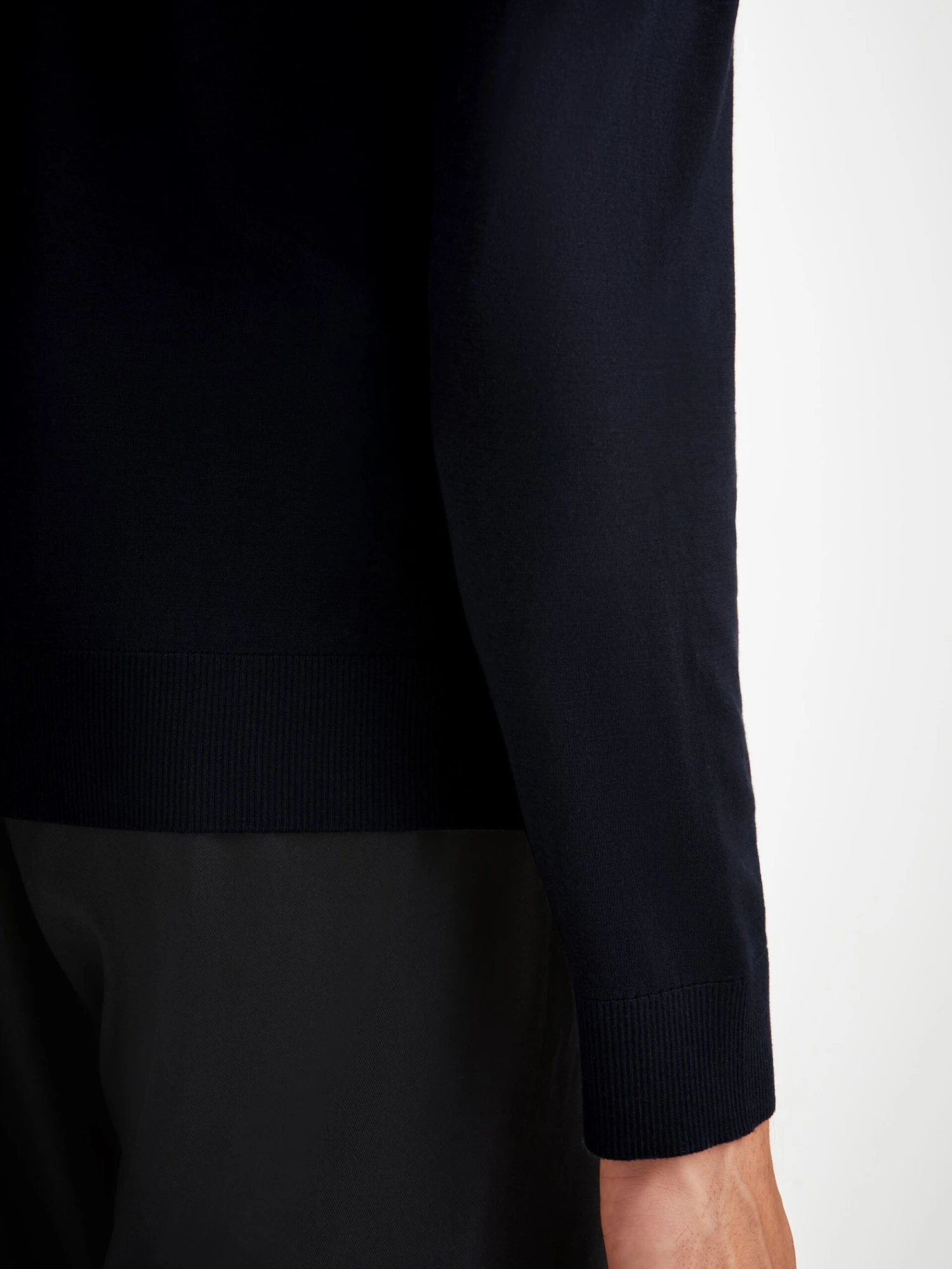 Men's Hoodie Orson Merino Wool Navy 9 Men's Hoodie Orson Merino Wool Navy - Image 7