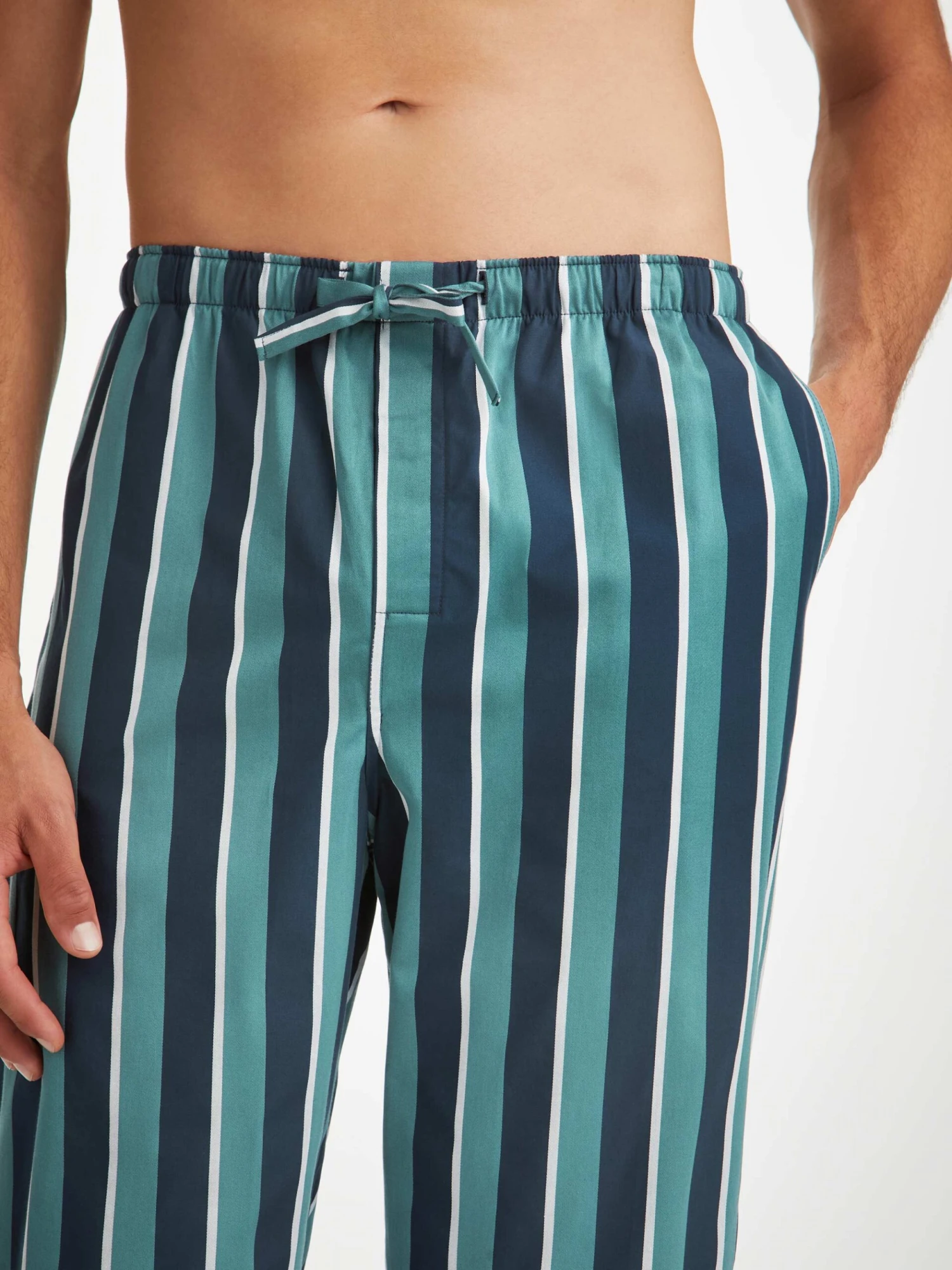 Men's Lounge Trousers Royal 221 Cotton Teal 7 Men's Lounge Trousers Royal 221 Cotton Teal - Image 5