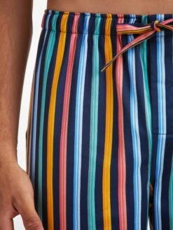 Men's Lounge Trousers Wellington 56 Cotton Multi -Derek Rose Shop mens lounge pants wellington 56 cotton multi print