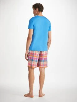 Men's Lounge Shorts Barker 36 Cotton Multi 10 Men's Lounge Shorts Barker 36 Cotton Multi -Derek Rose Shop mens lounge shorts barker 36 cotton multi back