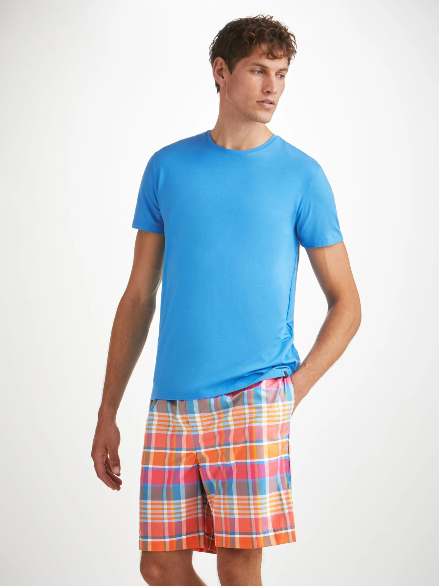 Men's Lounge Shorts Barker 36 Cotton Multi 5 Men's Lounge Shorts Barker 36 Cotton Multi - Image 3