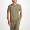 Men's Lounge Shorts Basel Micro Modal Stretch Khaki 2 Men's Lounge Shorts Basel Micro Modal Stretch Khaki -Derek Rose Shop mens lounge shorts basel micro modal stretch khaki creative