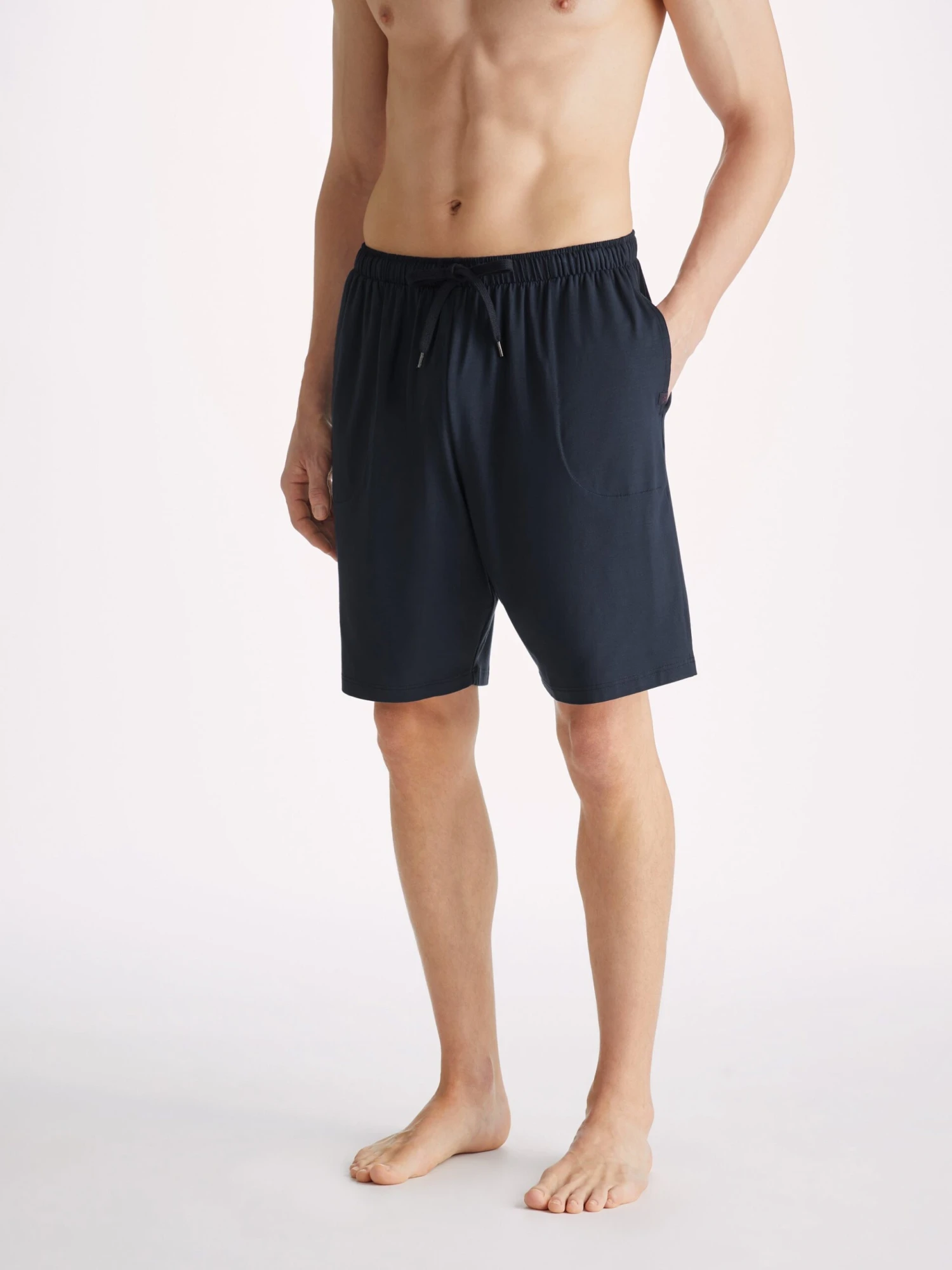 Men's Lounge Shorts Basel Micro Modal Stretch Navy 7 Men's Lounge Shorts Basel Micro Modal Stretch Navy - Image 5