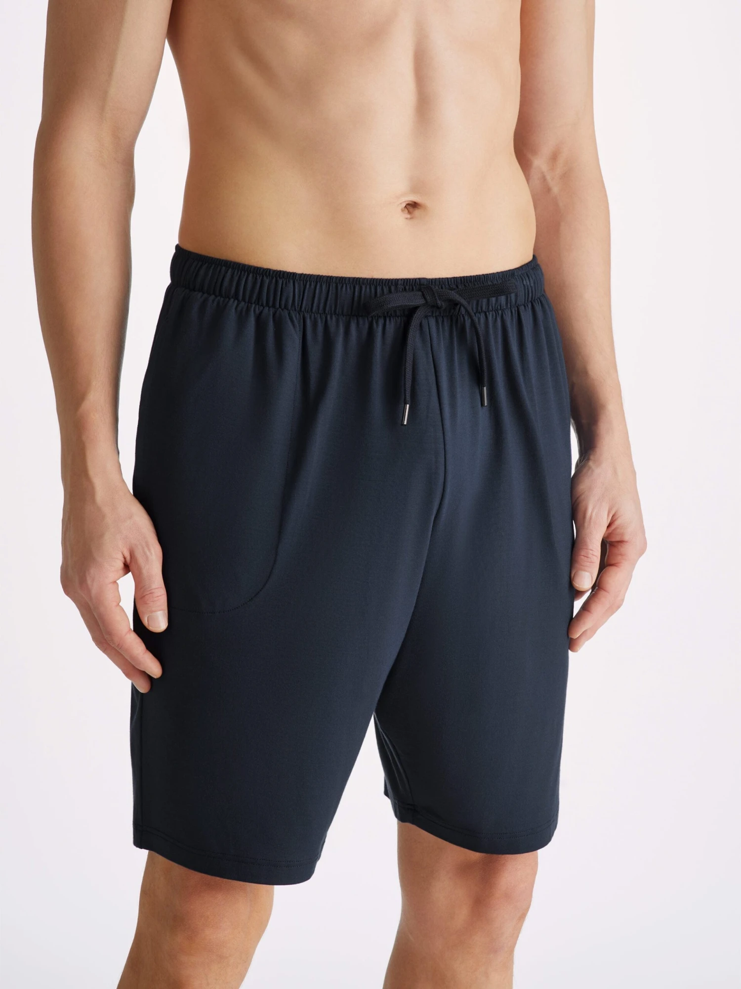 Men's Lounge Shorts Basel Micro Modal Stretch Navy 3 Men's Lounge Shorts Basel Micro Modal Stretch Navy