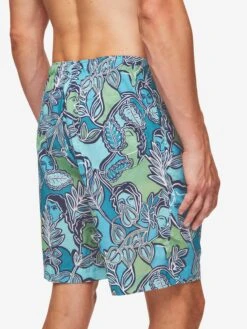 Men's Lounge Shorts Ledbury 57 Cotton Batiste Multi -Derek Rose Shop mens lounge shorts ledbury 57 cotton batiste multi pocket