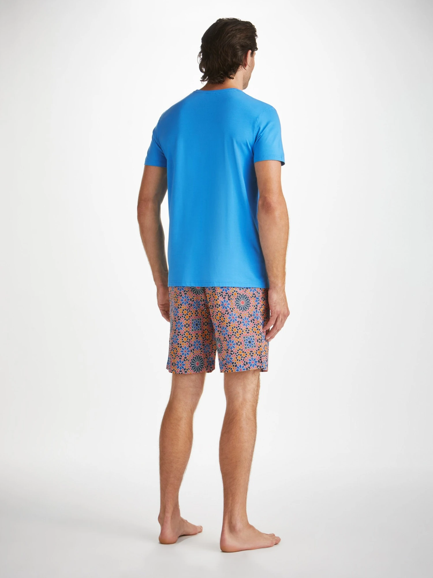 Men's Lounge Shorts Ledbury 69 Cotton Batiste Multi 6 Men's Lounge Shorts Ledbury 69 Cotton Batiste Multi - Image 4