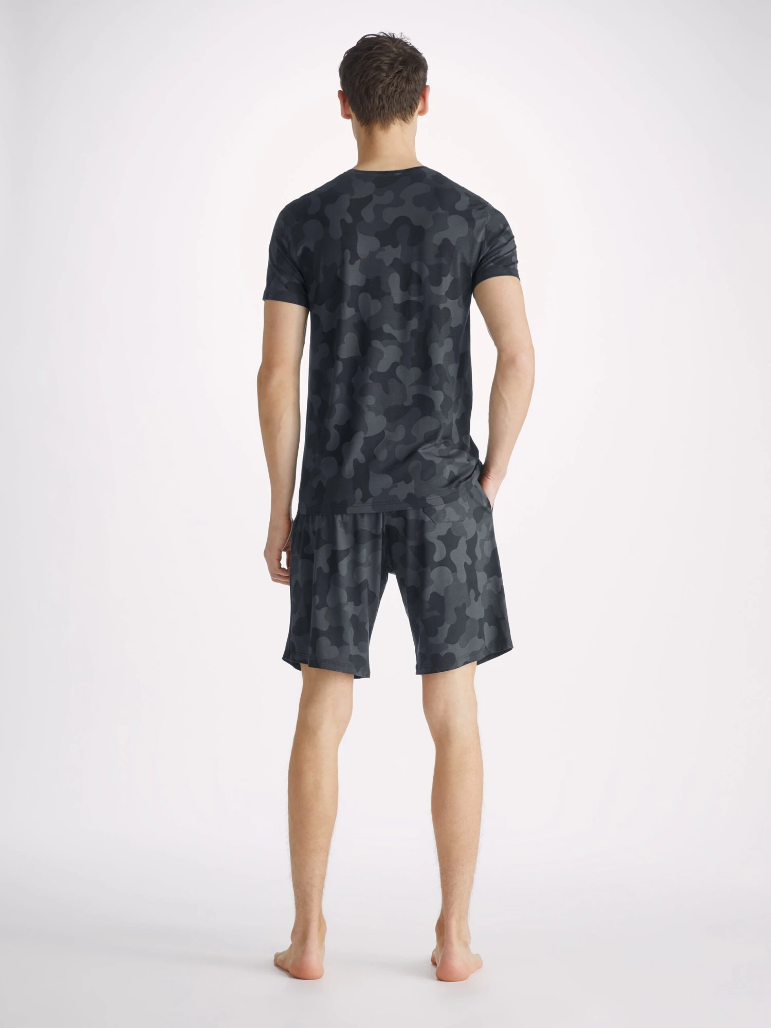 Men's Lounge Shorts London 11 Micro Modal Black 6 Men's Lounge Shorts London 11 Micro Modal Black - Image 4