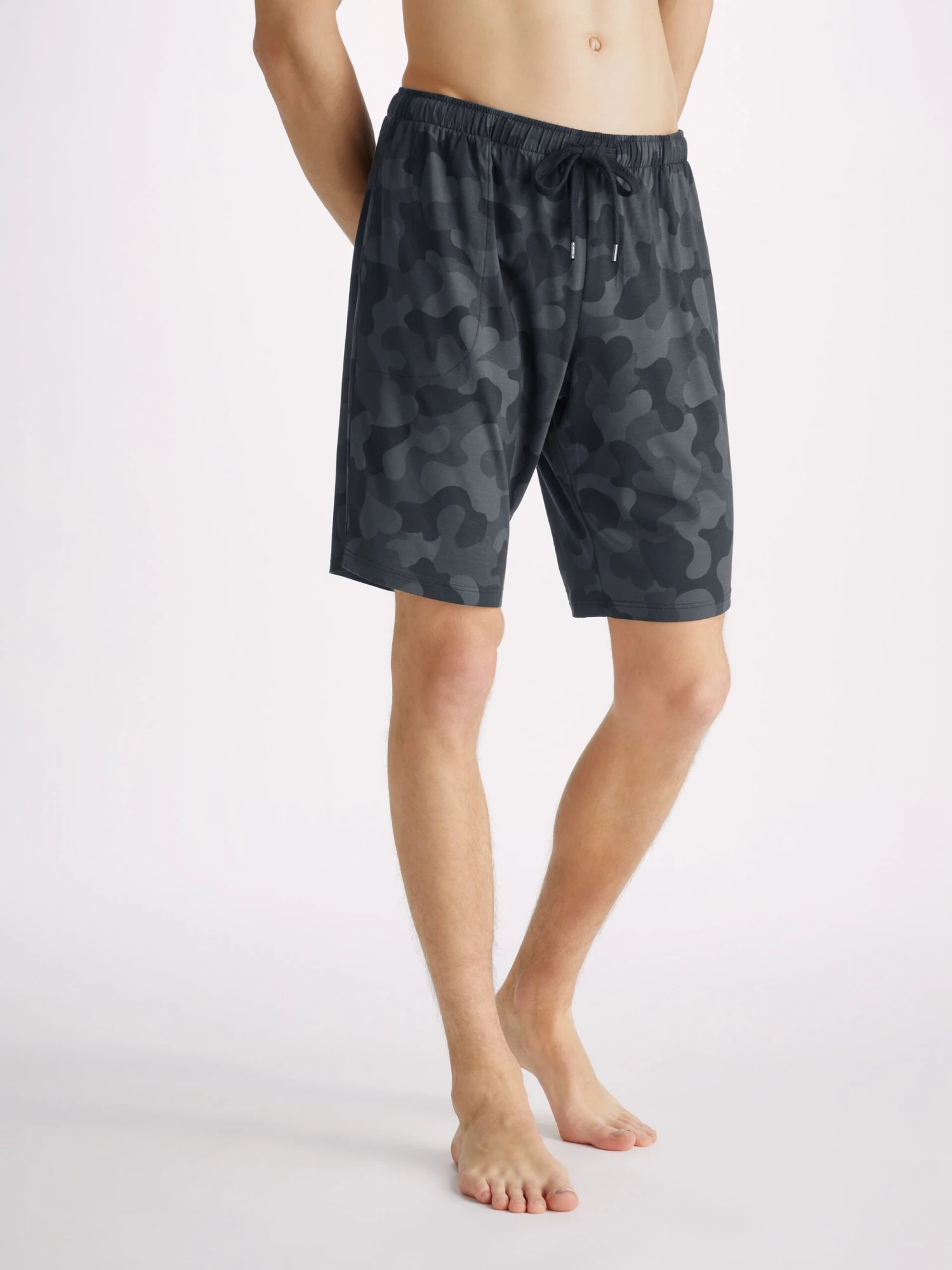 Men's Lounge Shorts London 11 Micro Modal Black 3 Men's Lounge Shorts London 11 Micro Modal Black