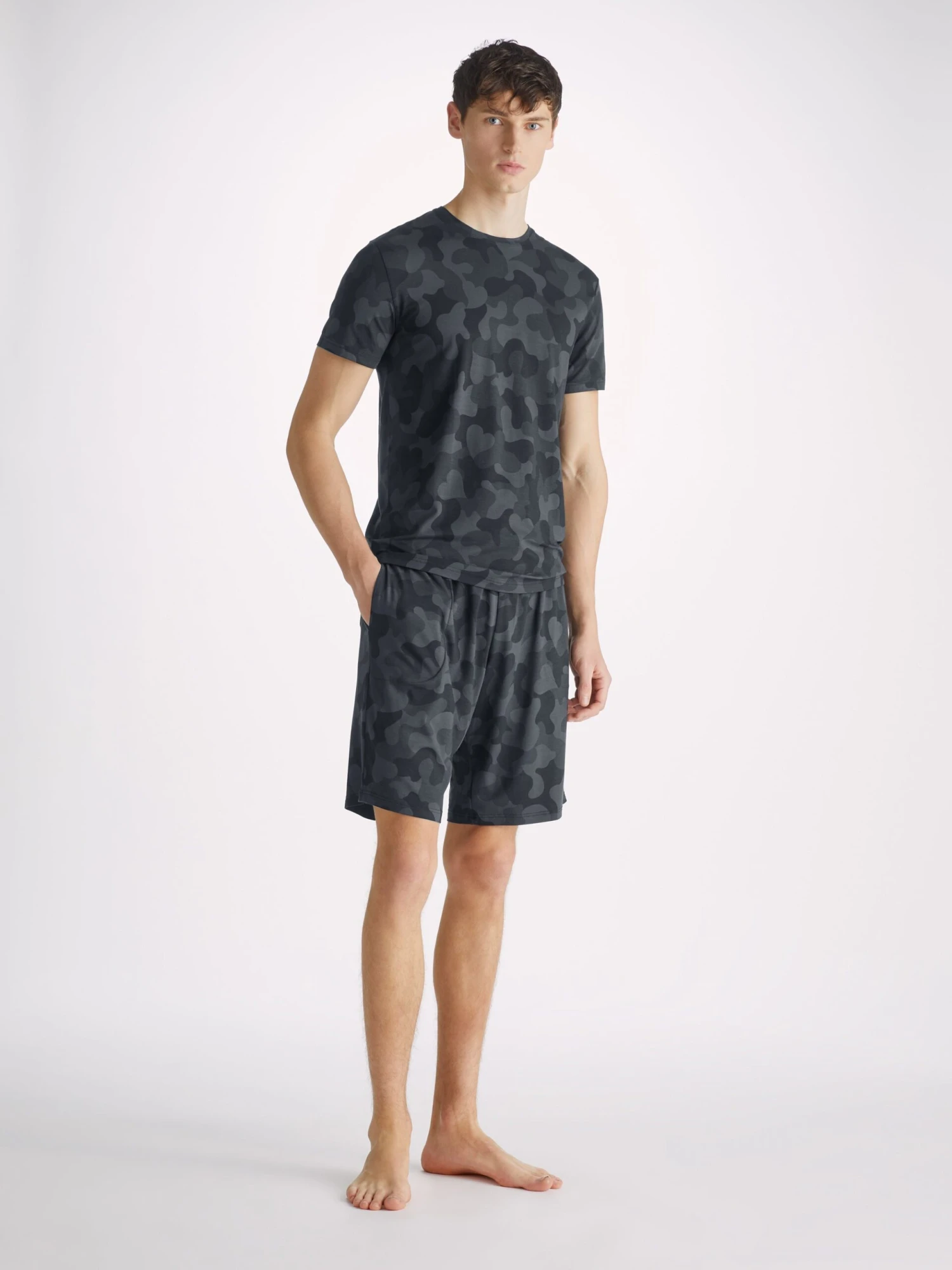 Men's Lounge Shorts London 11 Micro Modal Black 5 Men's Lounge Shorts London 11 Micro Modal Black - Image 3