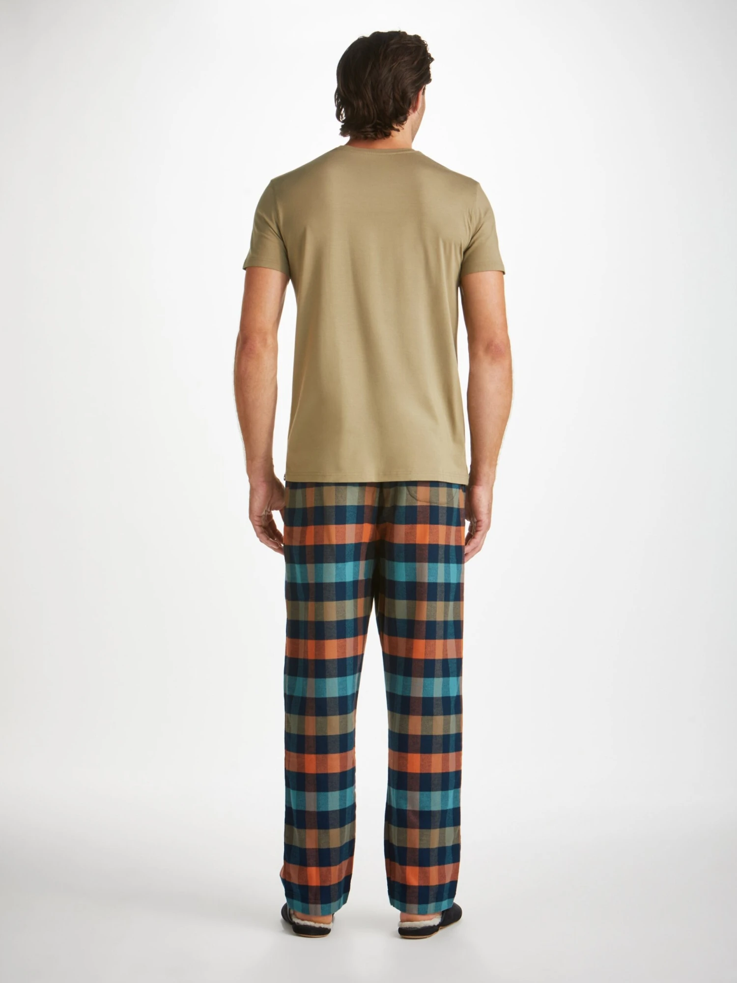 Men's Lounge Trousers Kelburn 40 Brushed Cotton Multi 6 Men's Lounge Trousers Kelburn 40 Brushed Cotton Multi - Image 4