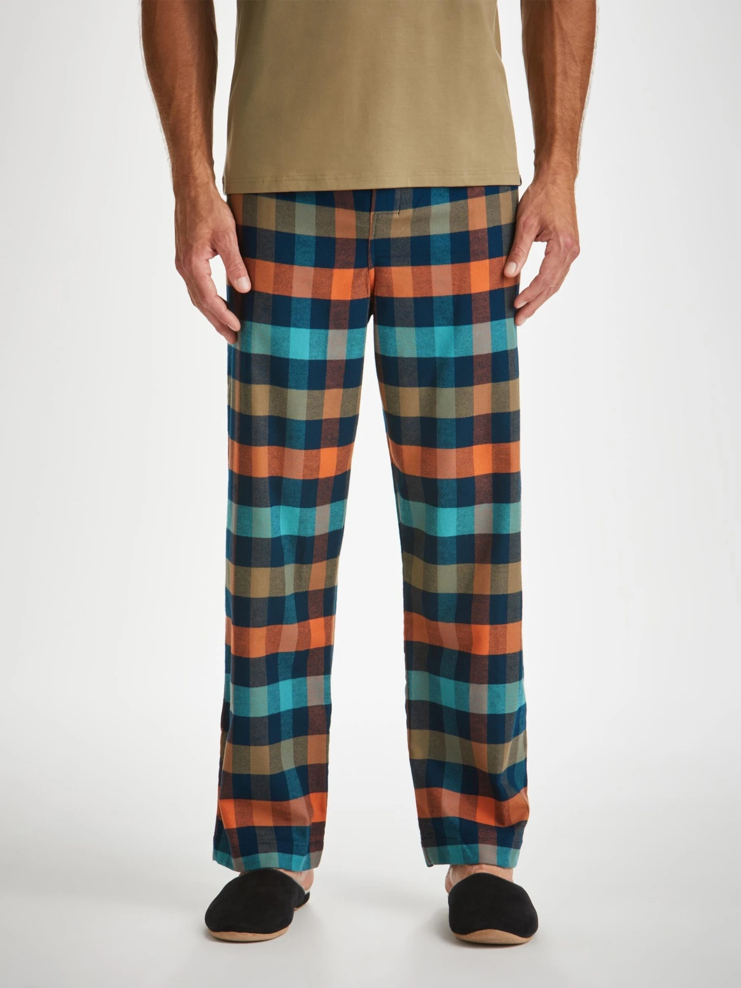 Men's Lounge Trousers Kelburn 40 Brushed Cotton Multi 5 Men's Lounge Trousers Kelburn 40 Brushed Cotton Multi - Image 3