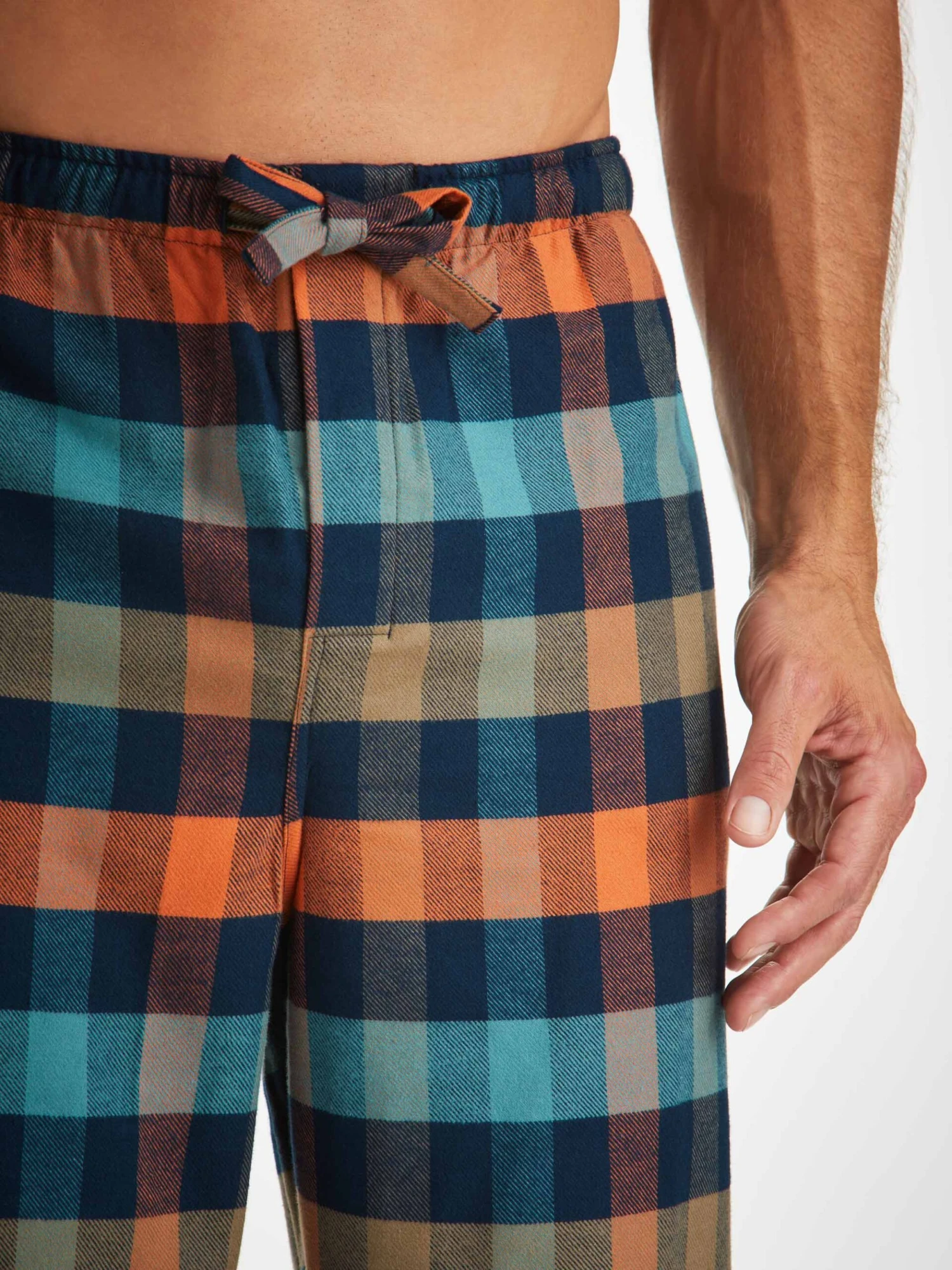 Men's Lounge Trousers Kelburn 40 Brushed Cotton Multi 7 Men's Lounge Trousers Kelburn 40 Brushed Cotton Multi - Image 5