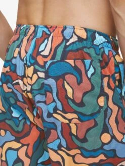 Men's Lounge Trousers Ledbury 61 Cotton Batiste Multi -Derek Rose Shop mens lounge trousers ledbury 61 cotton batiste multi back pocket