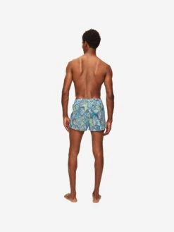 Men's Modern Fit Boxers Ledbury 57 Cotton Batiste Multi -Derek Rose Shop mens modern fit boxers ledbury 57 cotton batiste multi back