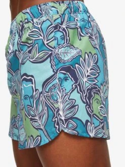 Men's Modern Fit Boxers Ledbury 57 Cotton Batiste Multi -Derek Rose Shop mens modern fit boxers ledbury 57 cotton batiste multi side